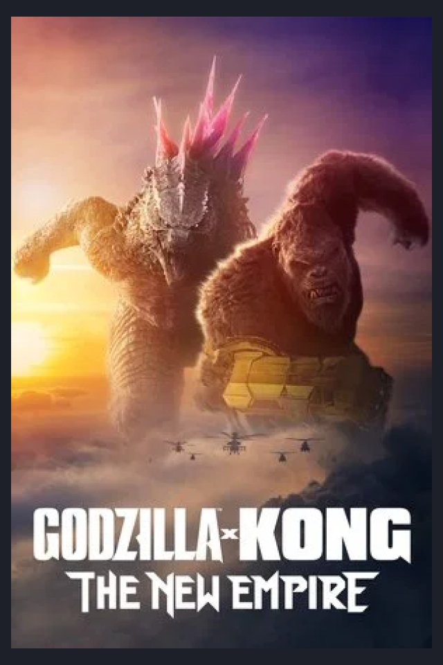Locandina di Godzilla e Kong - Il nuovo impero