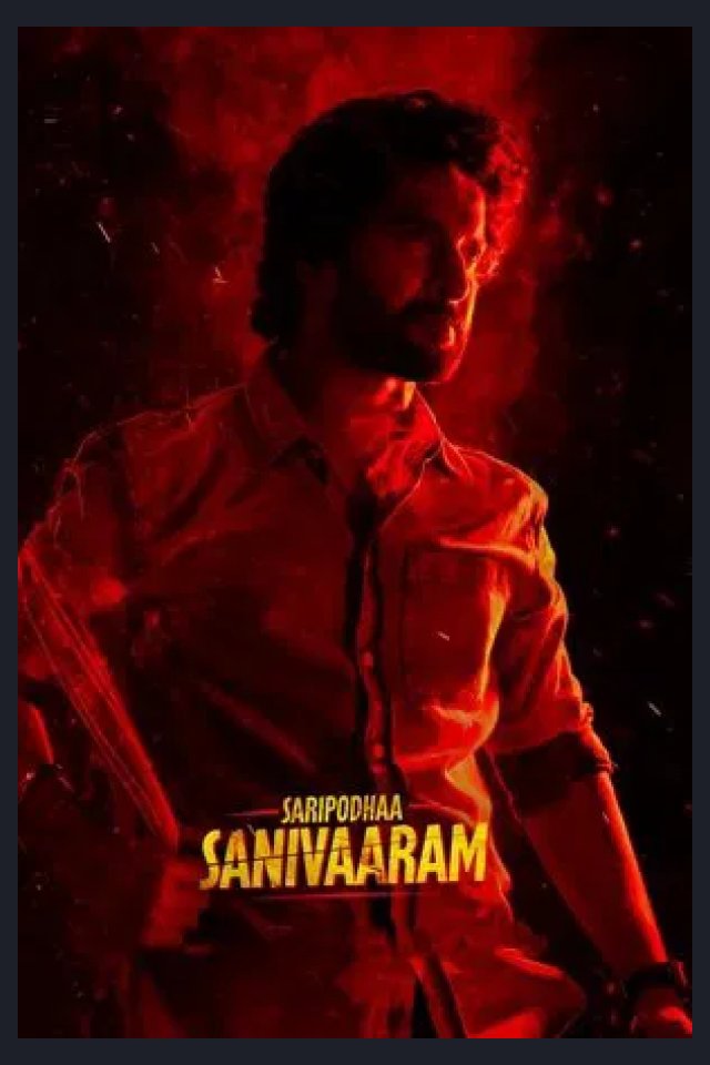 Locandina di Saripodhaa Sanivaaram