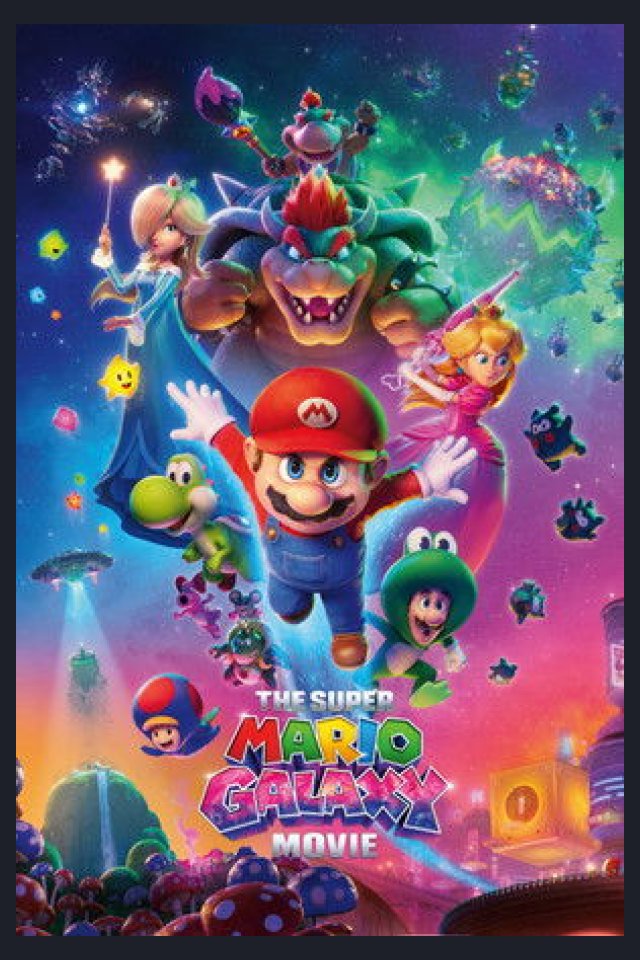 Locandina di Super Mario Galaxy - Il film