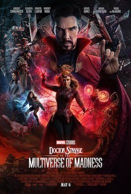 Locandina di Doctor Strange nel Multiverso della Follia