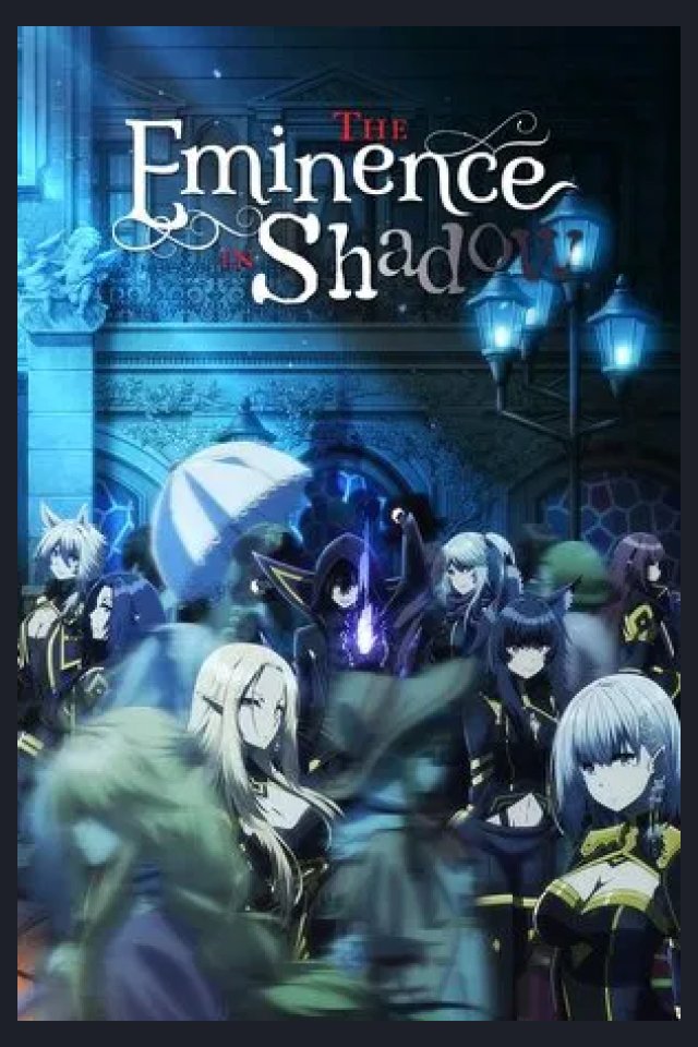 Locandina di The Eminence in Shadow - Un giorno sarò l'eminenza grigia